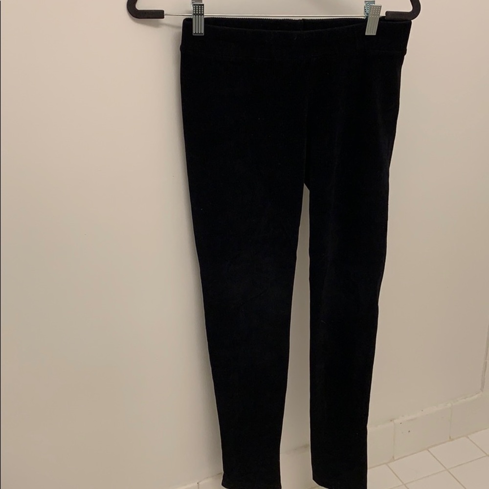 Vince Velour Black Legging